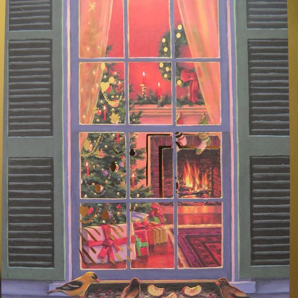 Carlton Cards Set of 14 Happy Christmas Cards with Self-Sealing Red Envelopes - Picture 7 of 10